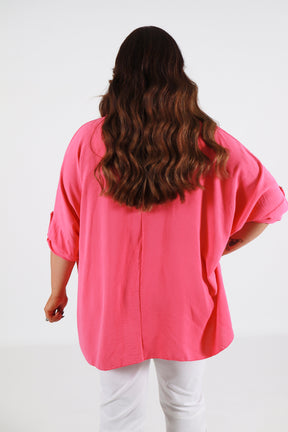 Jolene Blouse in Pink