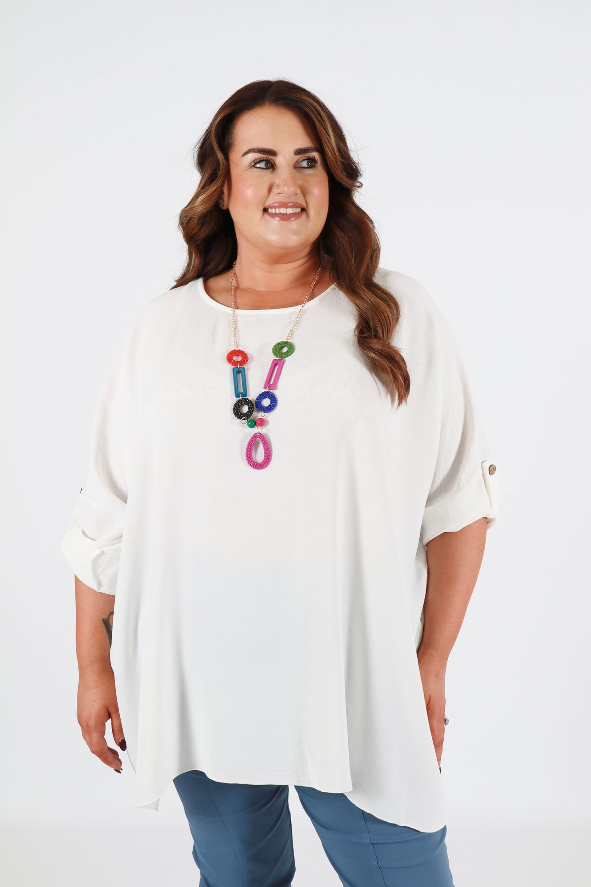 Jolene Blouse in Cream
