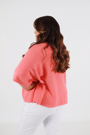 Laura Knit in Coral