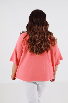 Laura Knit in Coral