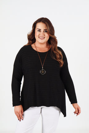 Sasha Knit Jumper in Black