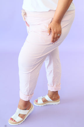 Grace Jogger in Baby Pink