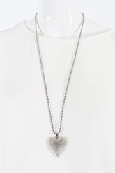 Juno heart necklace in Silver