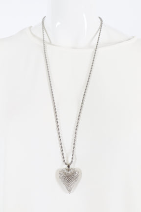 Juno heart necklace in Silver