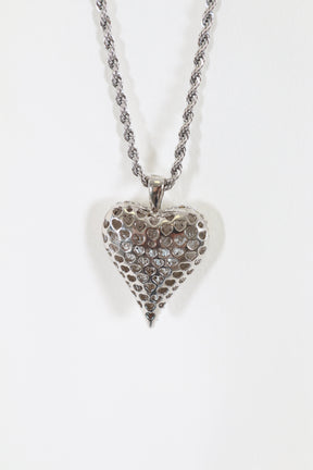 Juno heart necklace in Silver