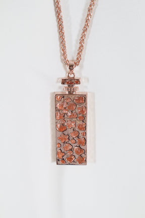 Gemma Necklace in Rose Gold