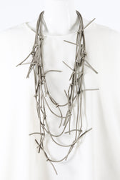 Kiera Necklace in Grey