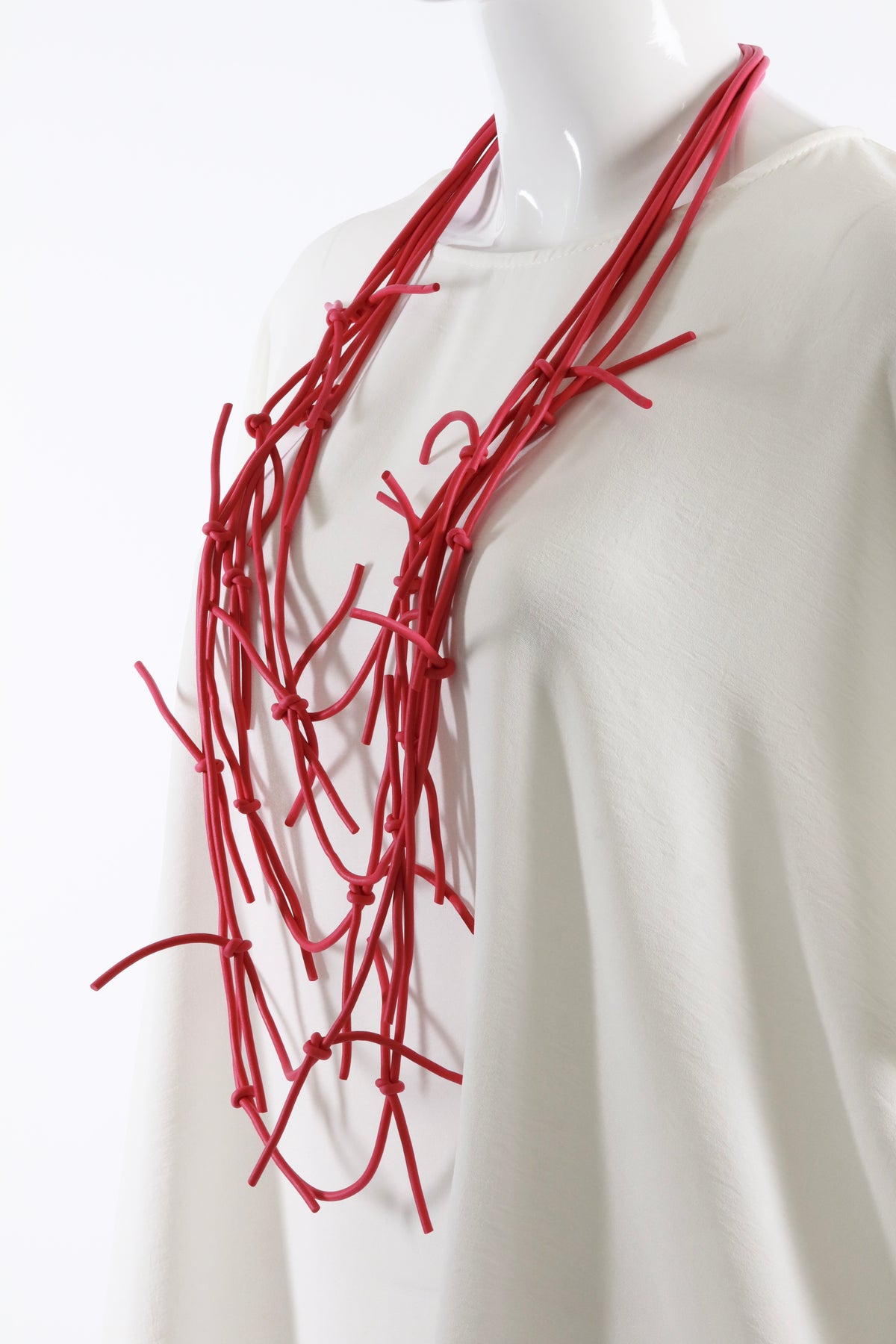 Kiera Necklace in Fuchsia
