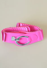 Stretch Belt in Neon Pink