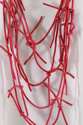 Kiera Necklace in Fuchsia