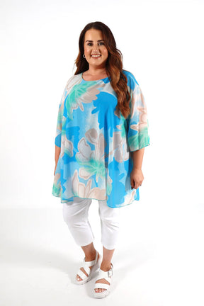 Mia Blouse in Blue