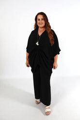 Lana Co-ord Set in Black