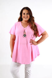 Nina Blouse in Pink