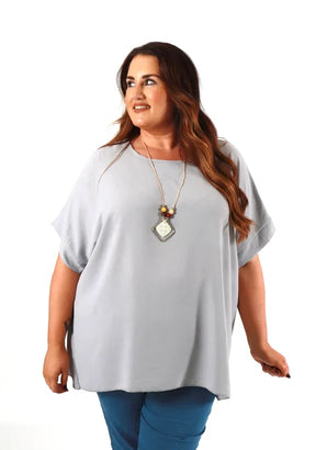 Freya Blouse in Grey