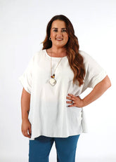 Freya Blouse in White