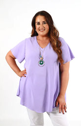 Nina Blouse in Purple
