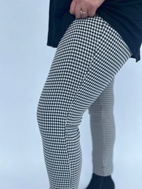 Pinns Ankle Grazer in Houndstooth