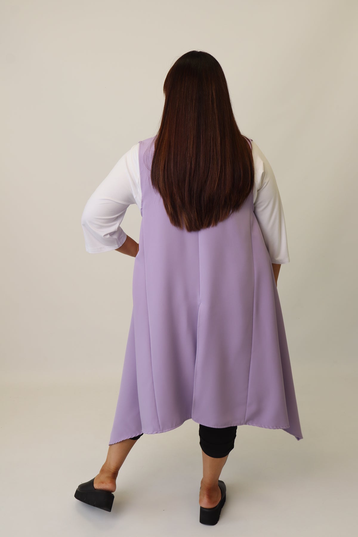 Faye Longline Purple Waistcoat
