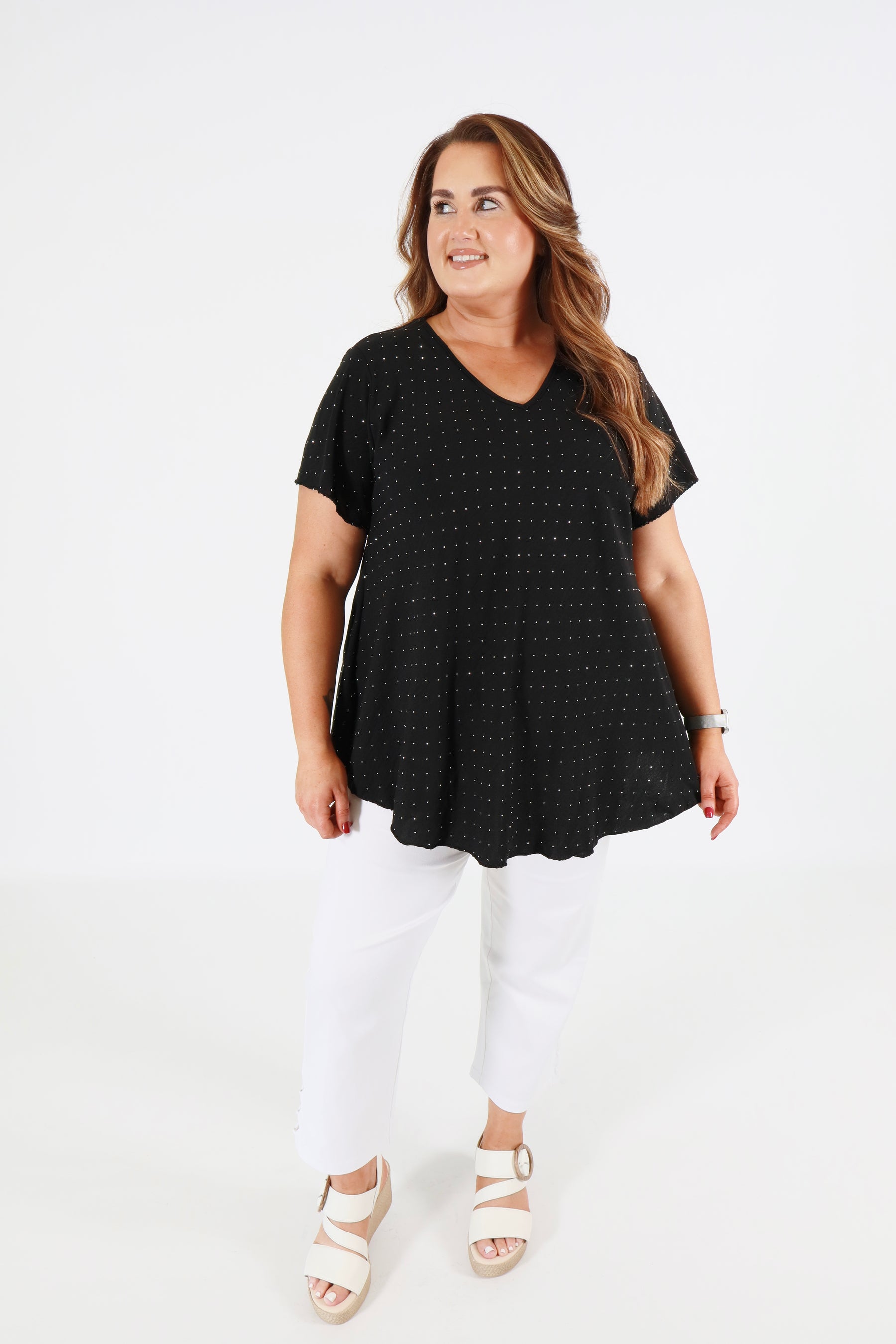 Nadia Blouse in Black