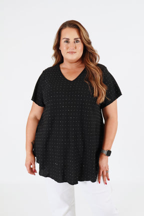 Nadia Blouse in Black