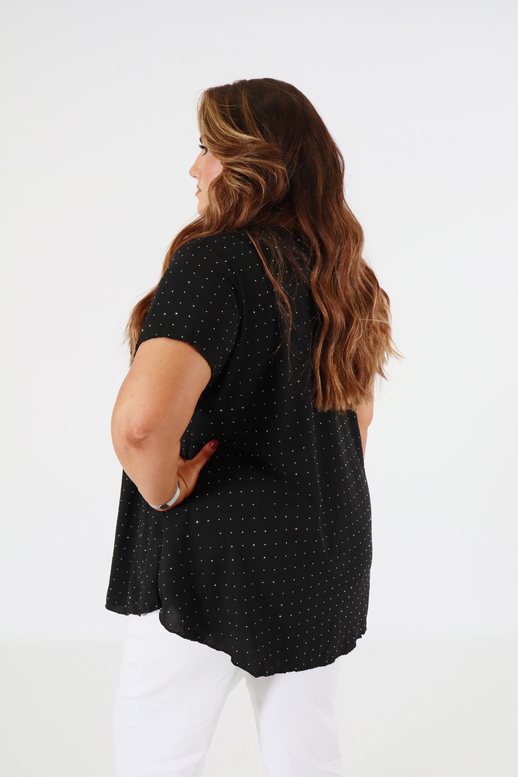 Nadia Blouse in Black