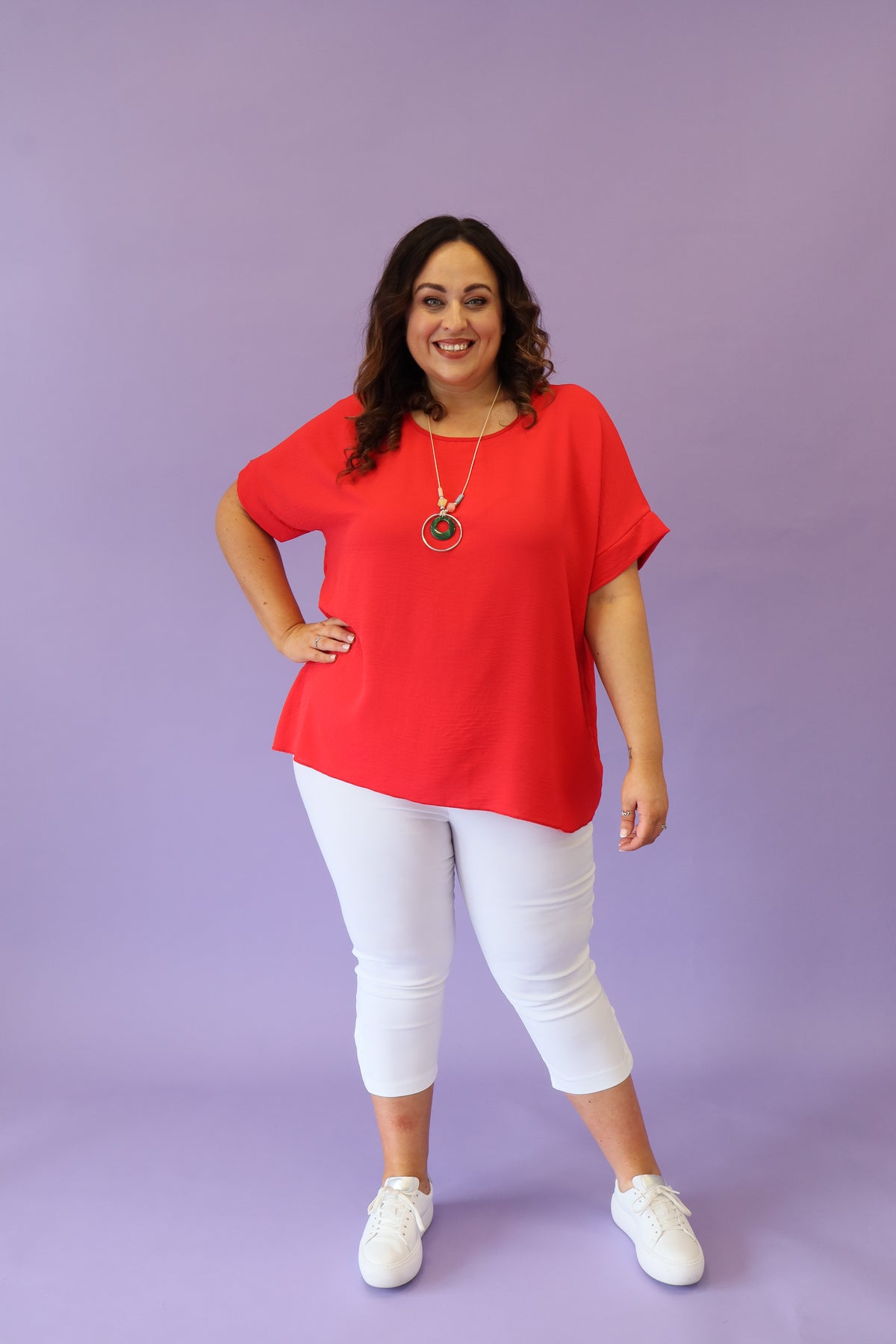 Freya Blouse in Red