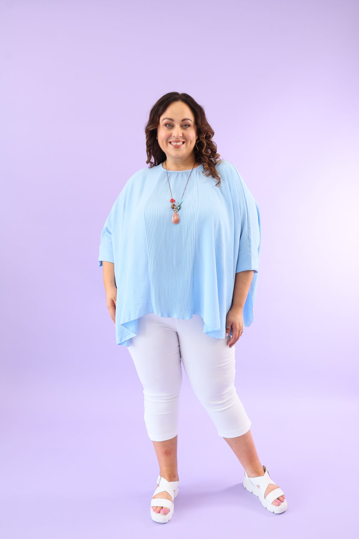Mira Blouse in Blue