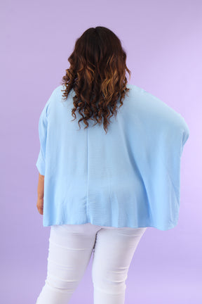 Mira Blouse in Blue