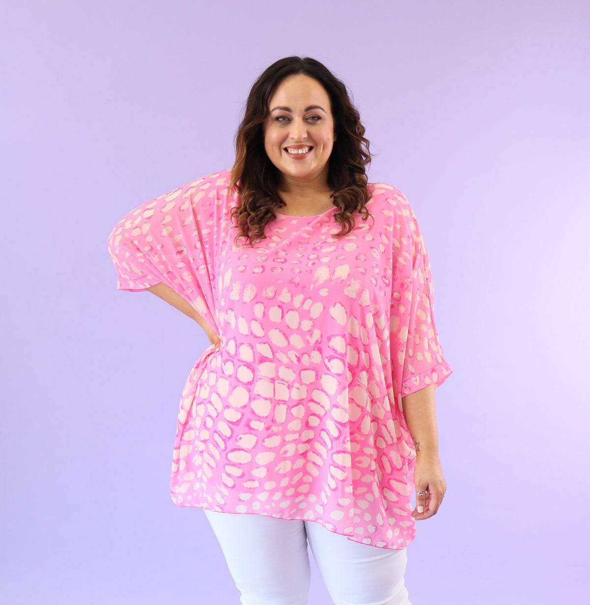 Dina Blouse in Pink