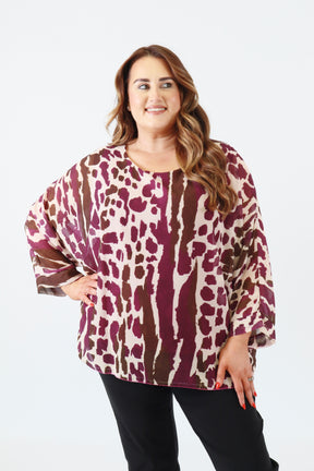 Vanessa Blouse in Purple
