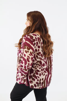 Vanessa Blouse in Purple