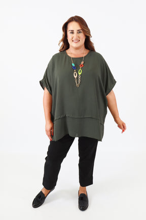 Elodie Blouse in Khaki