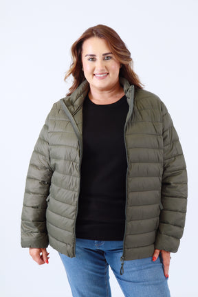 Only Carmakoma Tahia Jacket in Khaki