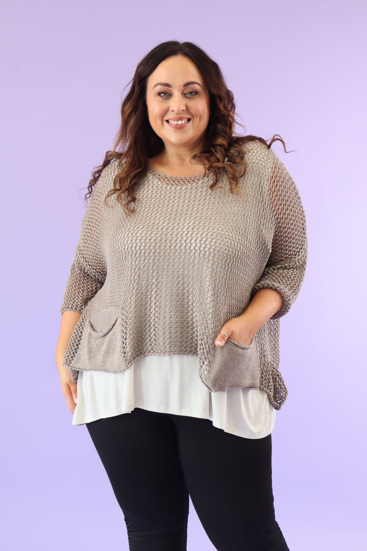 Jan Jumper in Taupe