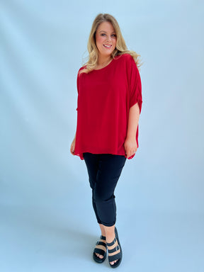 Alice Blouse in Red
