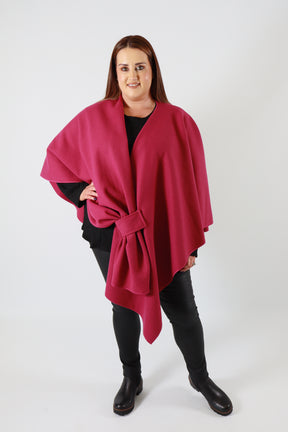 Ally Cape in Magenta