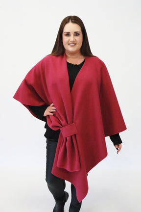 Ally Cape in Magenta