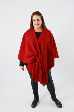 Ally Cape in Red