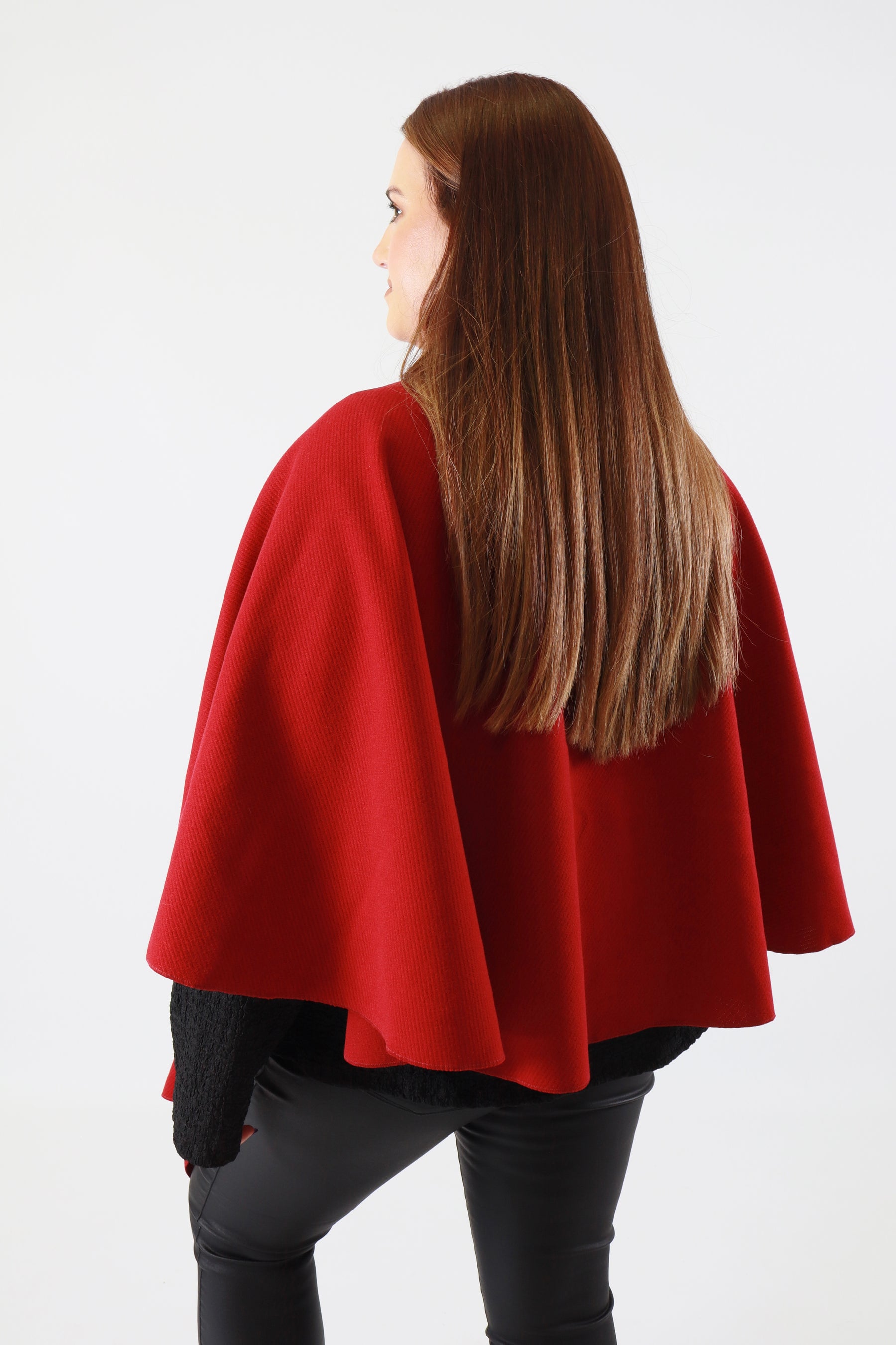 Ally Cape in Red