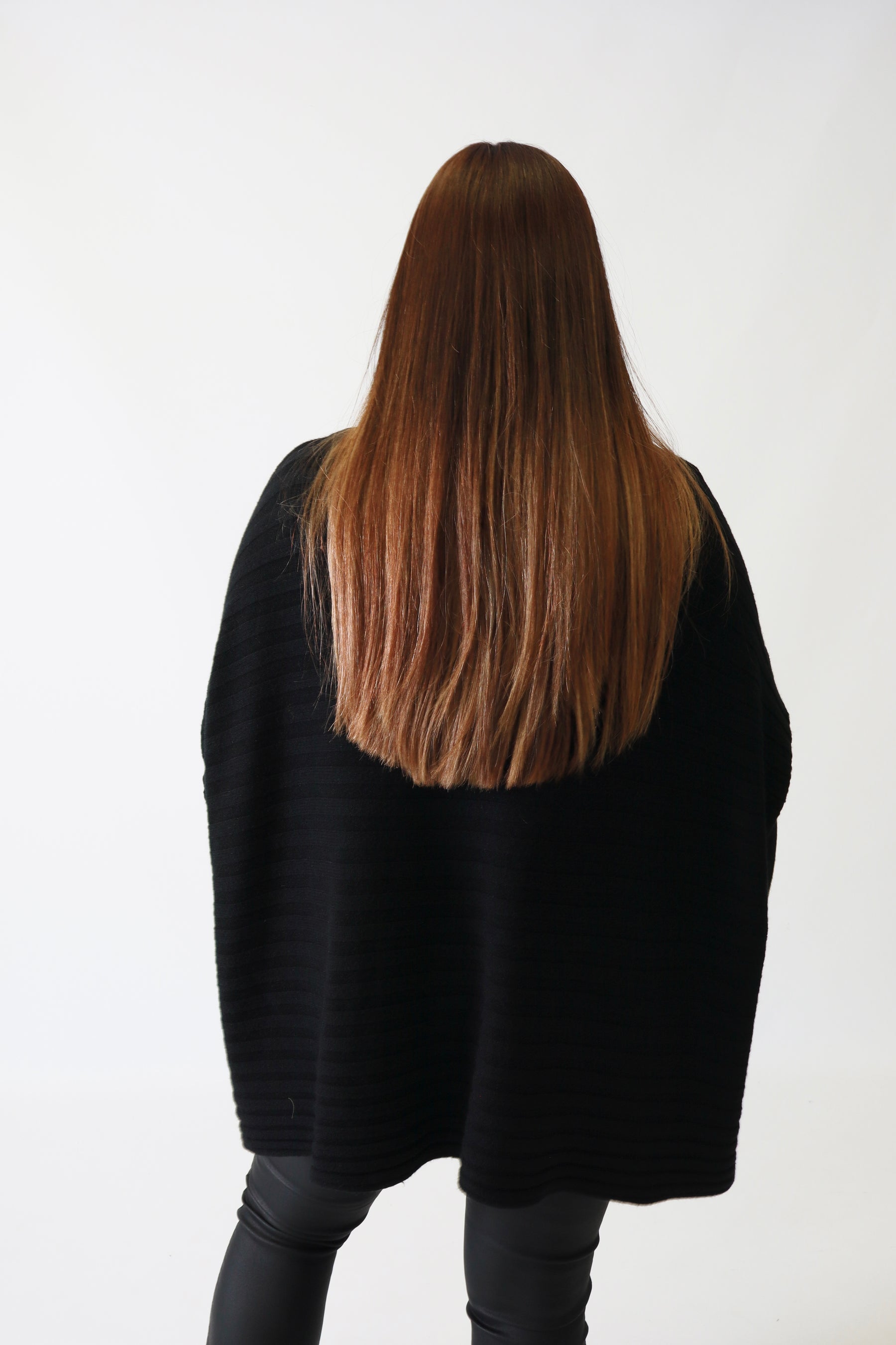 Clara Oversized Knit Jumper in Black