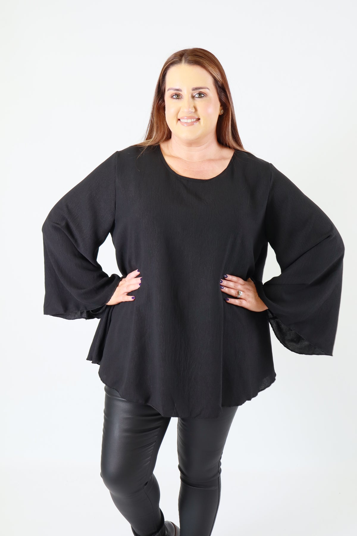 Nyla Blouse in Black