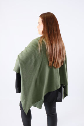 Kaia Open Cape in Khaki