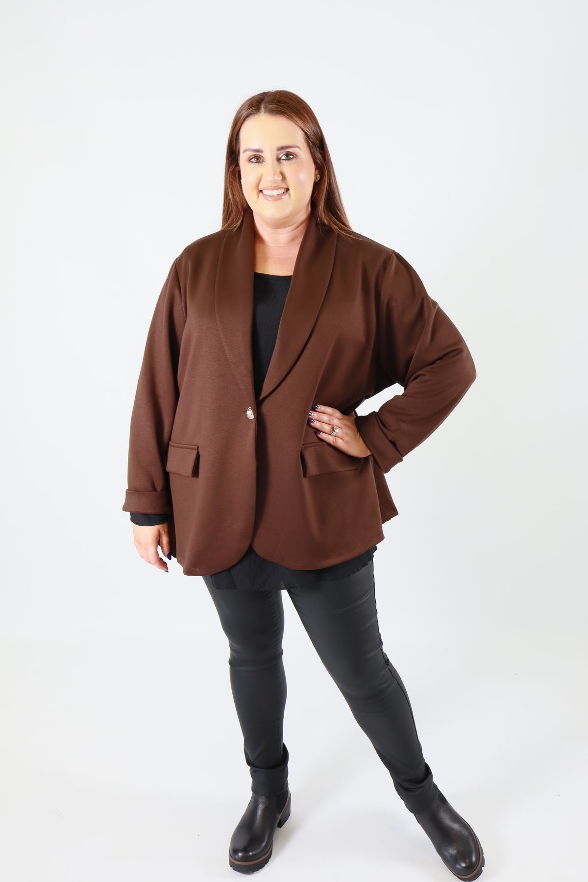 Liv Blazer in Brown