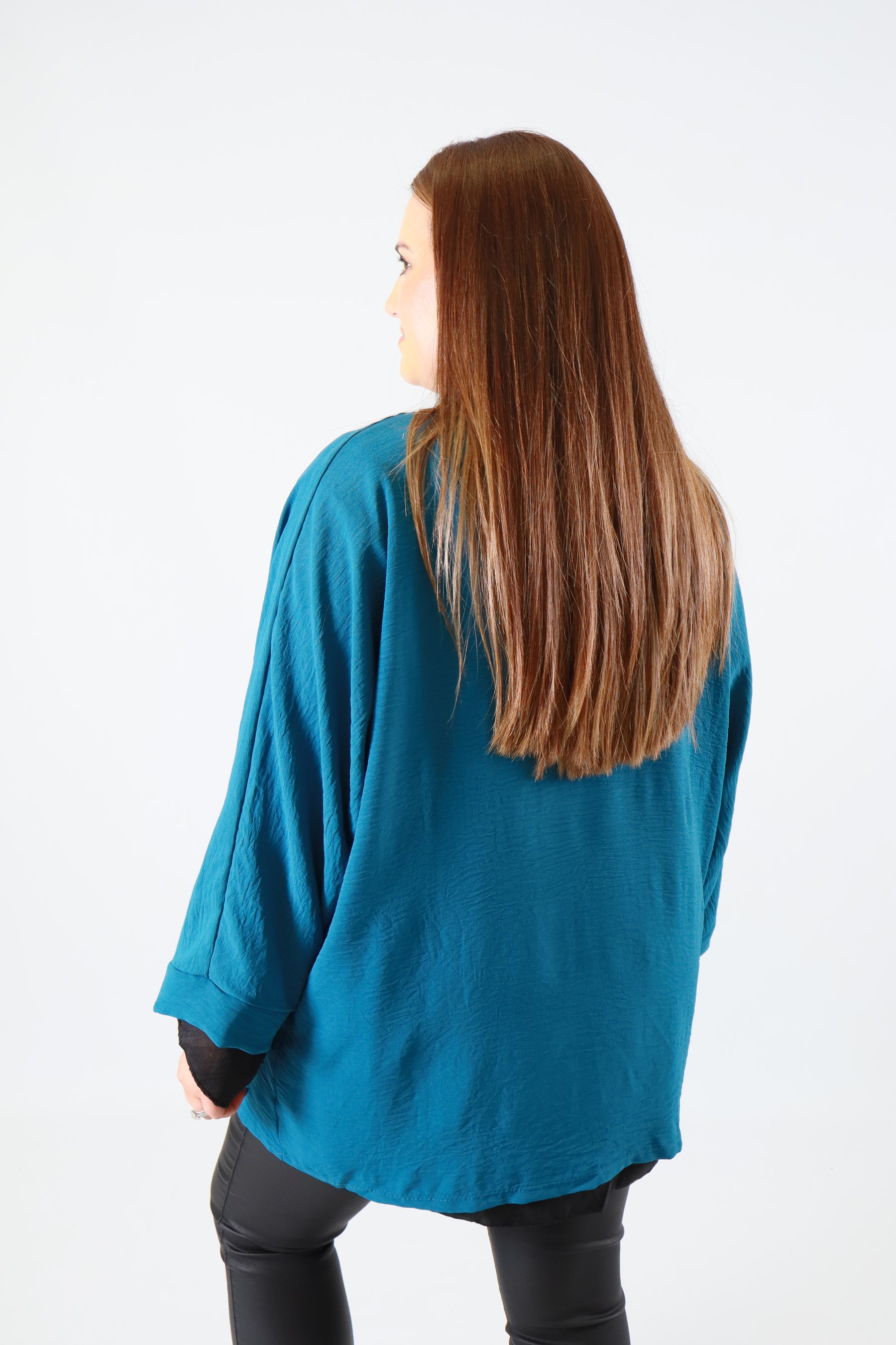 Lauren Cardigan in Teal