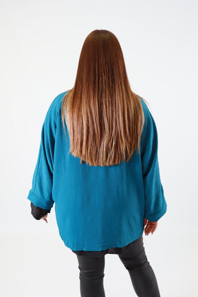 Lauren Cardigan in Teal