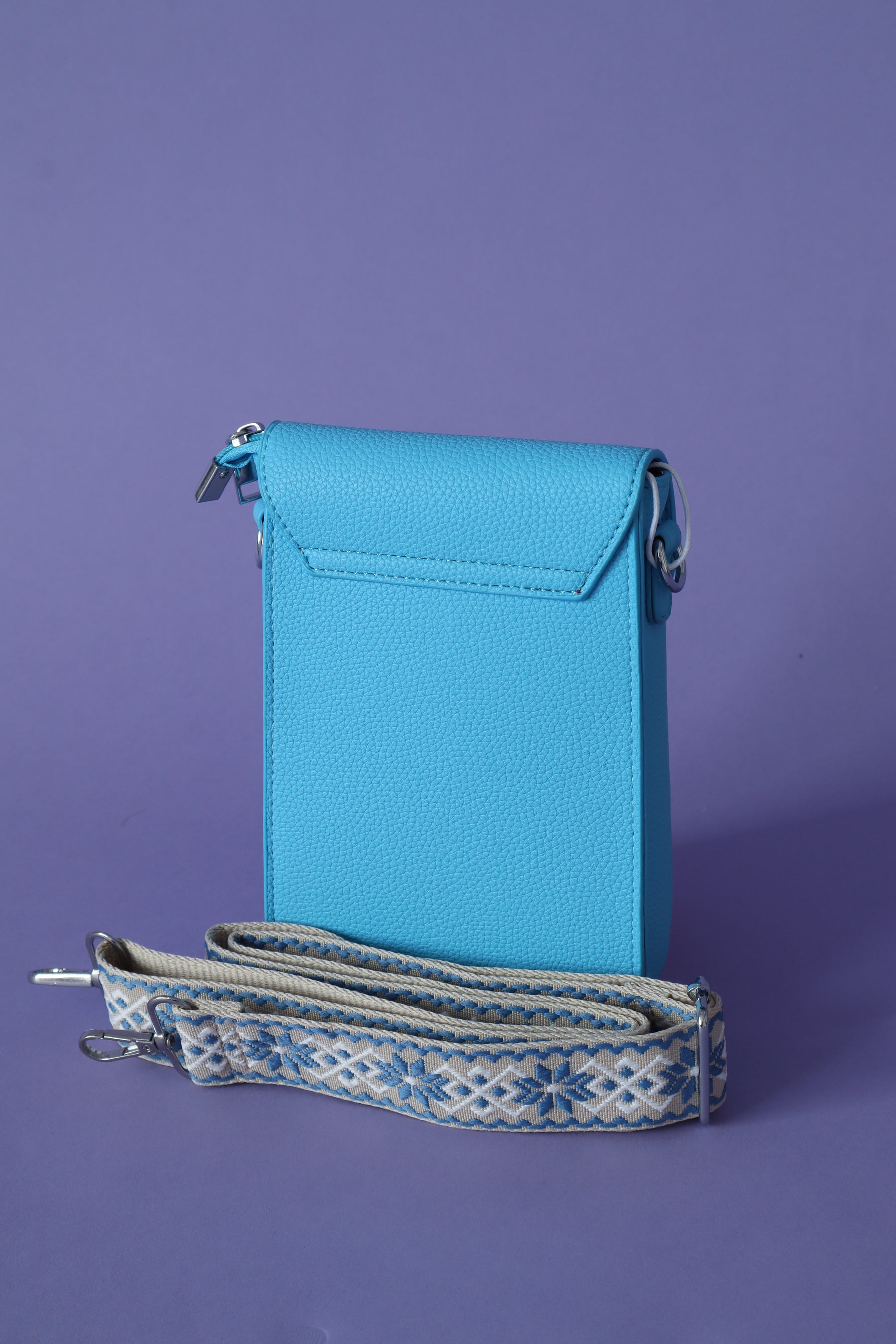 Phoebe Phone Bag in Blue