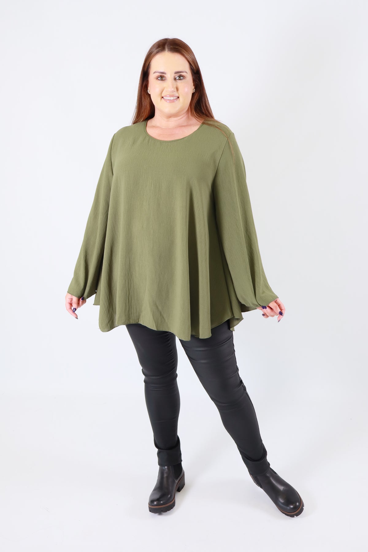 Nyla Blouse in Khaki