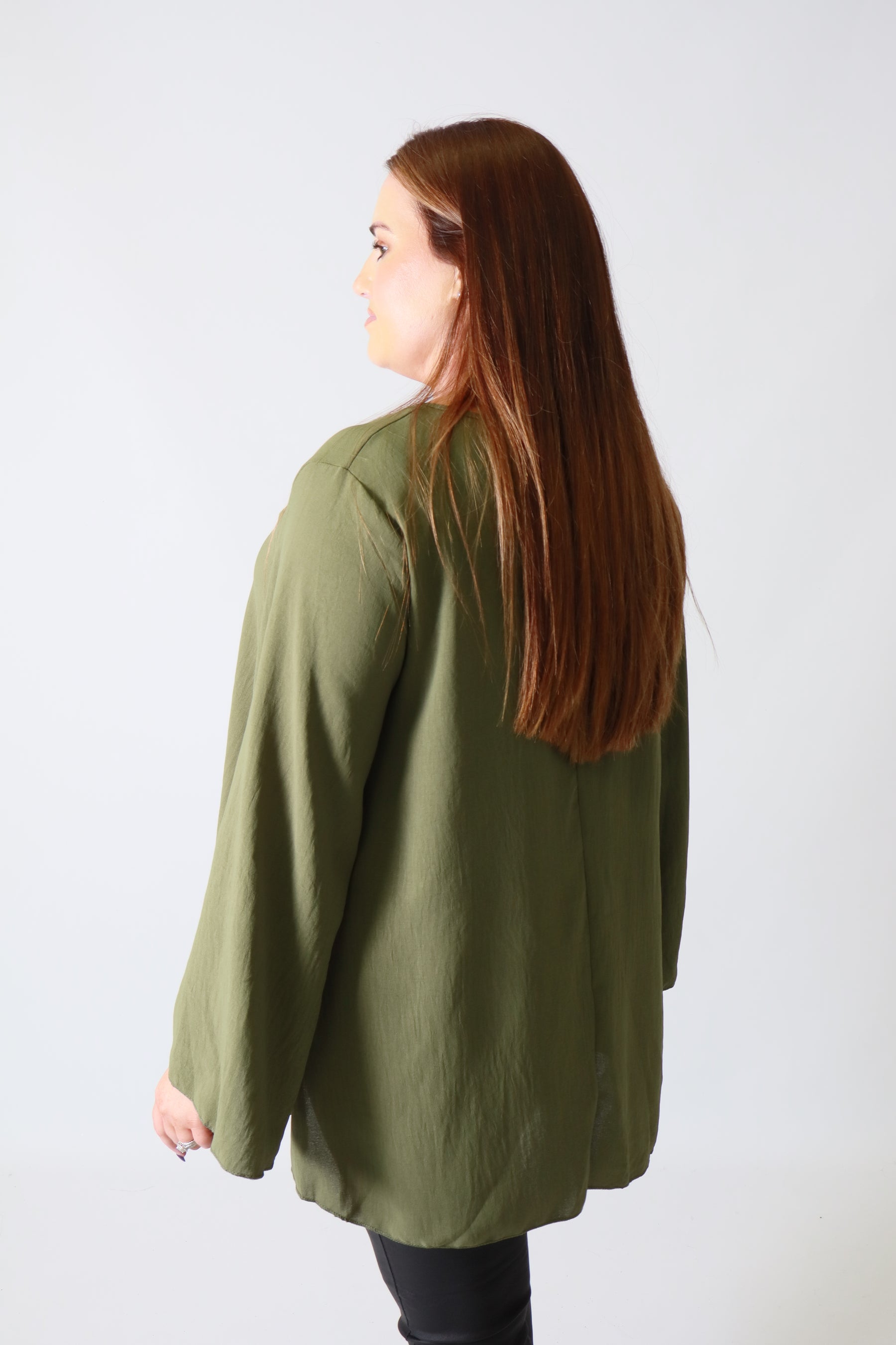 Nyla Blouse in Khaki