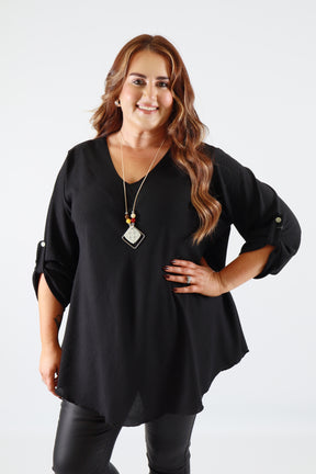Molly Blouse in Black