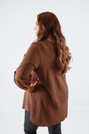 Molly Blouse in Brown